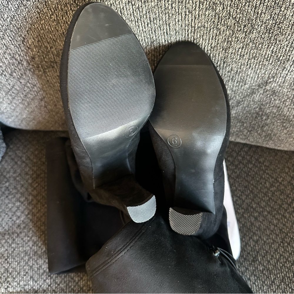 Mossimo Over-The-Knee Black Tall Boots size 6 - Picture 6 of 7